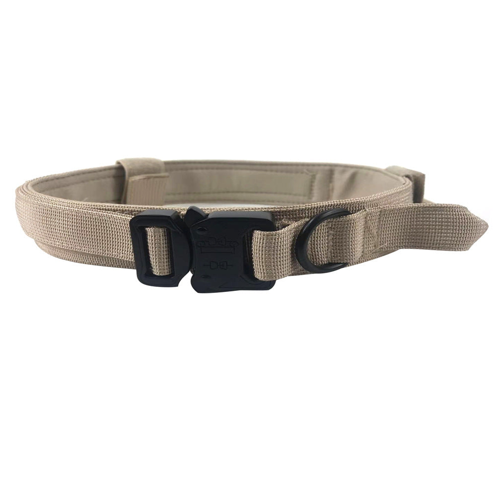 Taktiskt Hundhalsband & Koppel – Justerbart Militär-Nylon