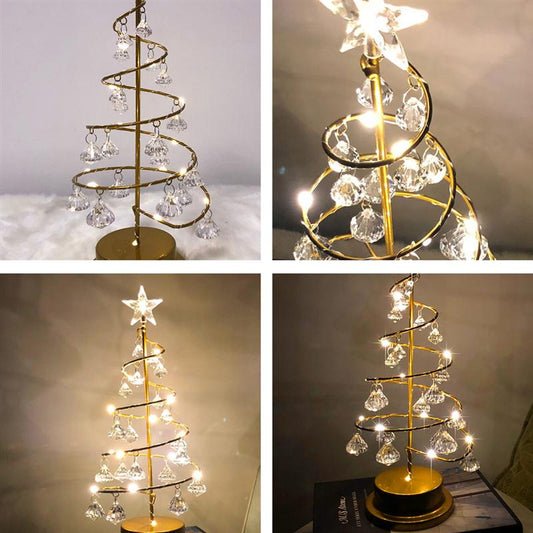 LED Julgran med Kristall-look