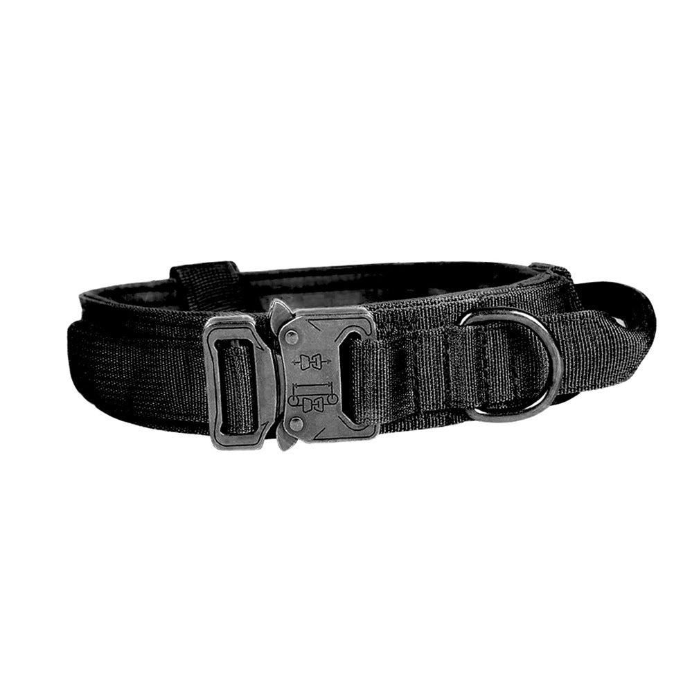 Taktiskt Hundhalsband & Koppel – Justerbart Militär-Nylon