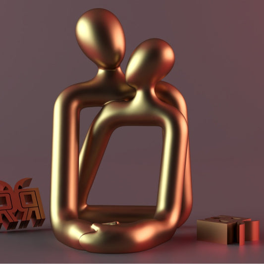 Kärlekspar ljushållare