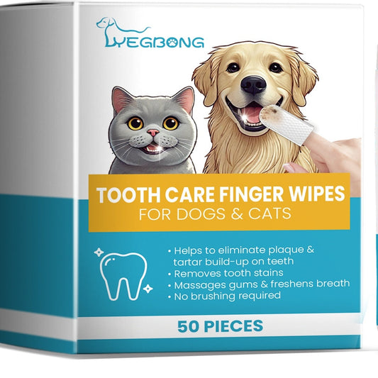 Tandvårdsdukar för Husdjur – Finger Wipes