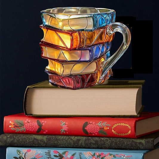 Painted Book Coffee Cup – en kopp full av karaktär
