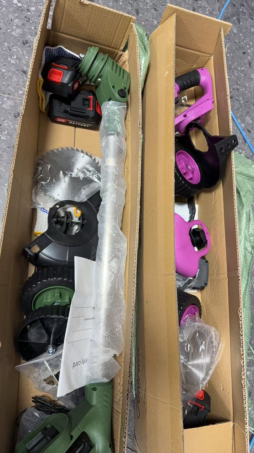 21V Elektrisk Grästrimmer med Hjul – Batteridriven & Sladdlös