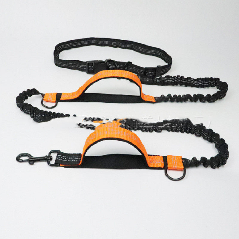 Handsfree Hundkoppel – Multifunktionellt & Justerbart för Aktiva Promenader